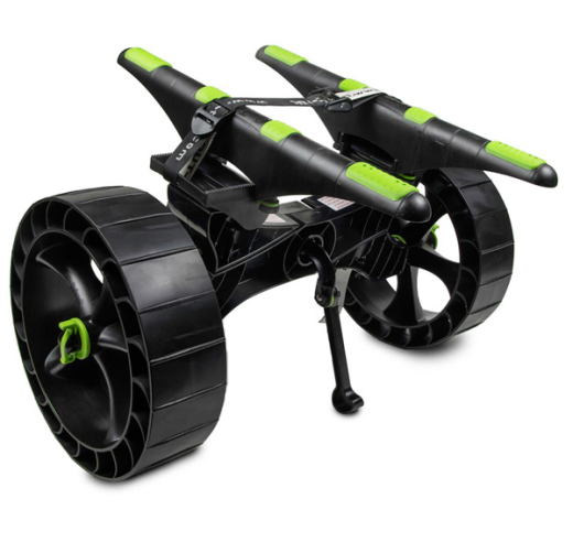 Railblaza C-Tug R With Sandtrakz Wheels Perfect For Cathedral Hulls On Soft Grounds 