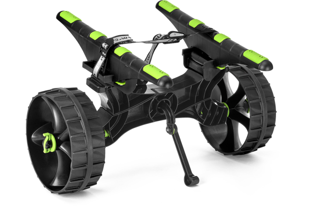 Railblaza C-Tug R With Kiwi Wheels Designed For Use With Wider Cathedral Style Hulls 