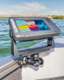 R-Lock R Railblaza Mount in use on a boat