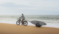 Reacha Sport Beach Bike Trolley on the beach