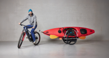 Reacha Sport Bike Trailer designed to be towed by a pedal bike