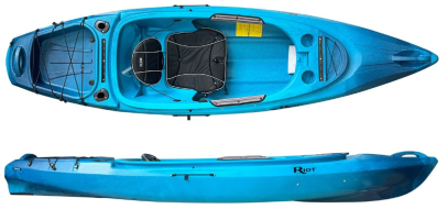 Riot Kayaks Bayside 10 stable open cockpit solo kayak