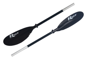 Riot Beluga Explore 2 part kayak paddle with angle adjustment for left and right-handed paddlers
