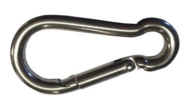Stainless steel karabiner 60mm in legnth