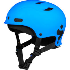 The Wanderer Helmet from Sweet Protection in Neon Blue