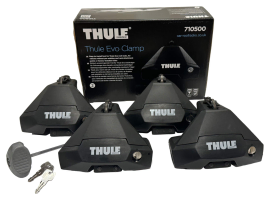 Thule 7105 Evo Clamp Footpack Kit For Thule Roofacks On A Normal Vehicle Roof 