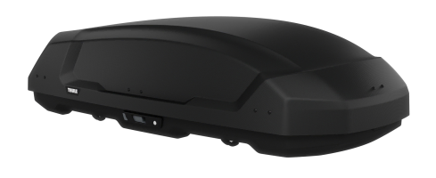 Thule Force 3 M - Diagonal View Of The Aerodynamic Shape and Tough AeroSkin Exterior Finish