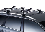 Thule K-Guard in position for when a kayak has been loaded