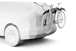 The OutWay Hanging 2 Boot Mounted Bike Carrier from Thule