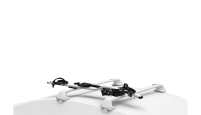 The Proride 598 can be folded down when your're not carrying a bike