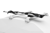 The UpRide 599 can be folded down when your're not carrying a bike