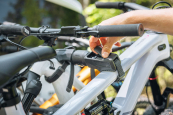 Securing your bike is easy with the VeloSpace 3 bike arm straps