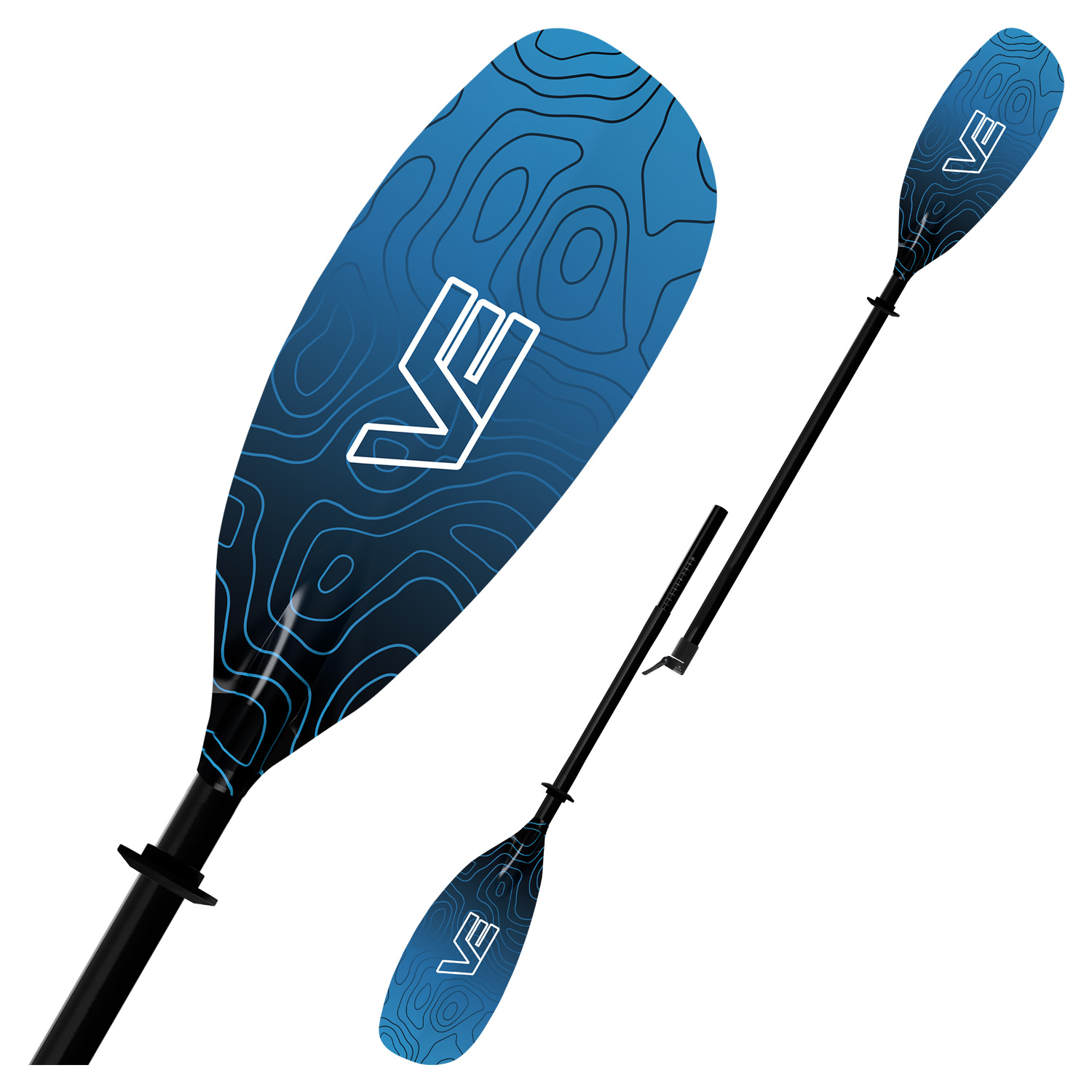 VE Fara Glass Kayak Paddle with Glass Shaft