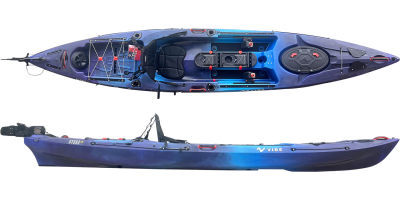 Vibe Kayaks Hydra 130 Angler fishing kayaks
