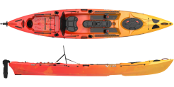 Vibe Hydra 130 Angler - Yellow/Red 