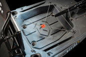 The rear storage area on the Vibe Makana 100 X-Drive pedal kayak
