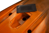 Fish finder transducer moulding