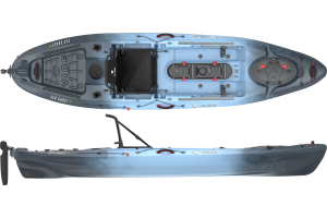 Vibe Sea Ghost 110 fishing sit on kayaks