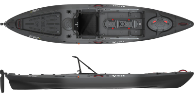 The Vibe Sea Ghost 130 in the Raven colour