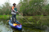 Vibe Sea Ghost 130 is stable for stand-up fishing