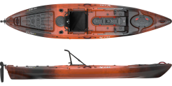 The Vibe Sea Ghost 130 in the Wildfire colour