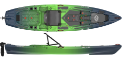 green vibe shearwater 125 with optional pedal drive not fitted