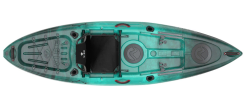 Vibe Kayaks Yellowfin 100 kayak with fishing rod holders