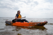 The Vibe Yellowfin 100 is ideal for normal kayaking