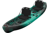 seats, hatches and features on a yellowfin 130t tandem kayak from vibe US