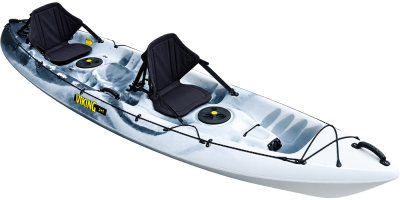 The Viking 2 plus 1 Kayak in the Storm colour