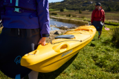 The Wave Sport Horizon Kayak has Big Handles for Easy Lifting