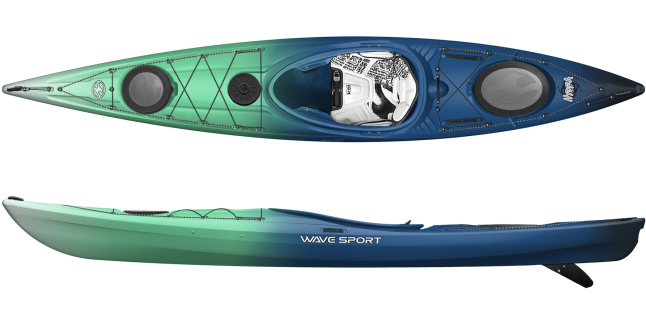 Wave Sport Hydra 125 Kayak in Midnight Mist