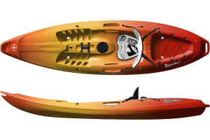 Wavesport Scooter Black Out Sit On Top Kayaks for All Round Paddling
