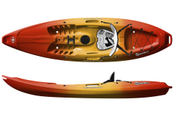 Wave Sport Scooter WhiteOut Sit On Top Kayaks for All Round Paddling