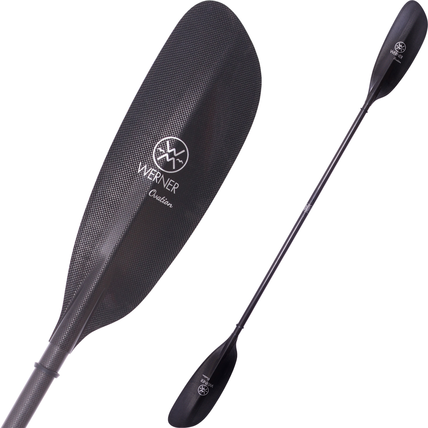 Ultralightweight carbon kayak paddle